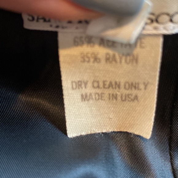 Vintage Black Velvet Pencil Skirt size 10 - Picture 5 of 7